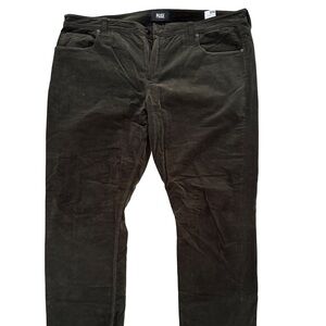 PAIGE Men's Dark Brown Corduroy Pants